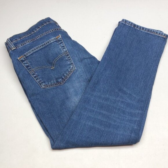 VINTAGE MENS LEVI 511 SLIM FIT JEANS 34x30 ⭐ - Picture 3 of 12